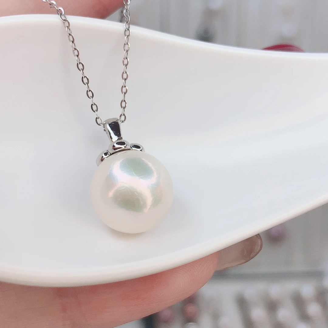 淡水珍珠吊坠(赠链)合金