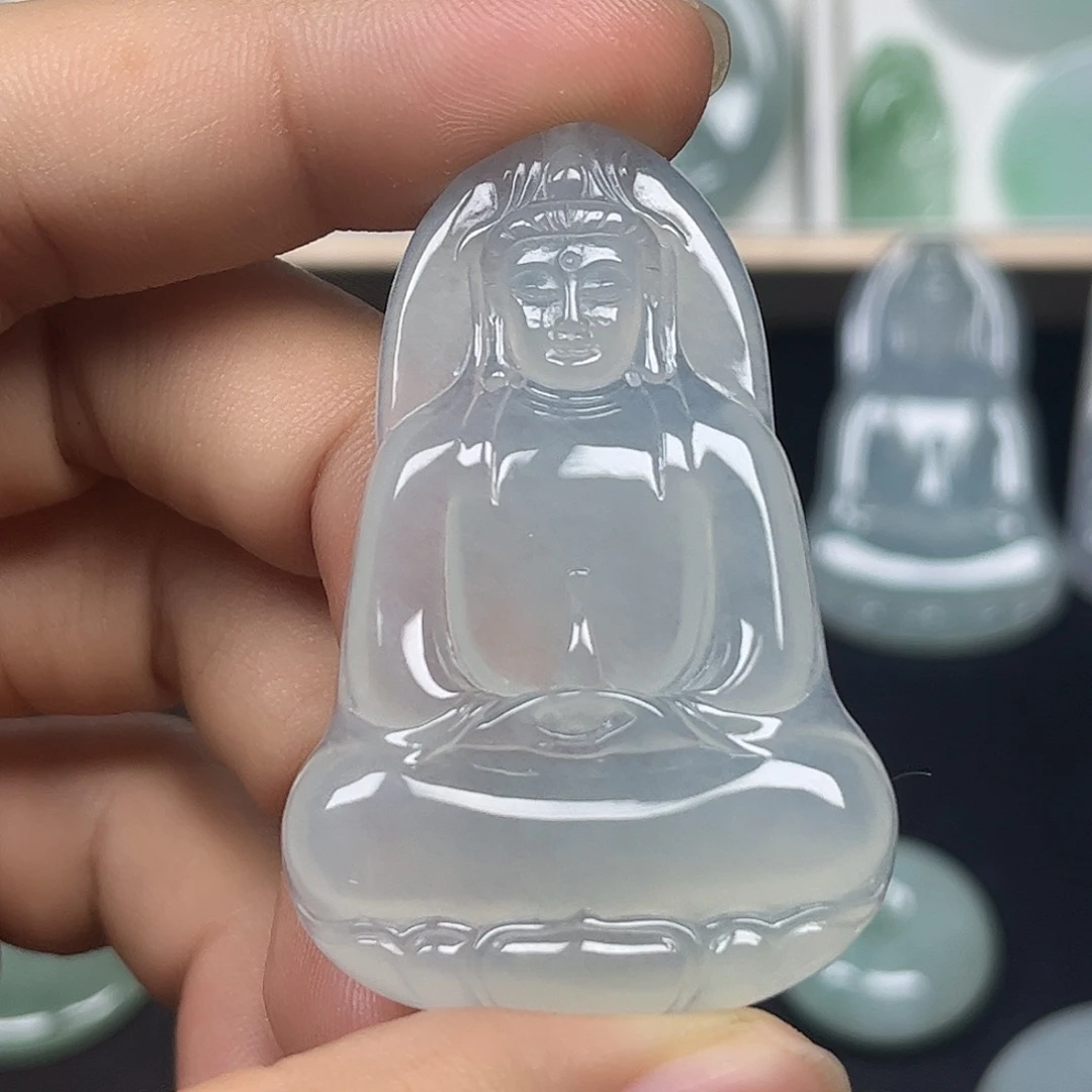 翡翠未镶嵌颈饰缅甸天然翡翠