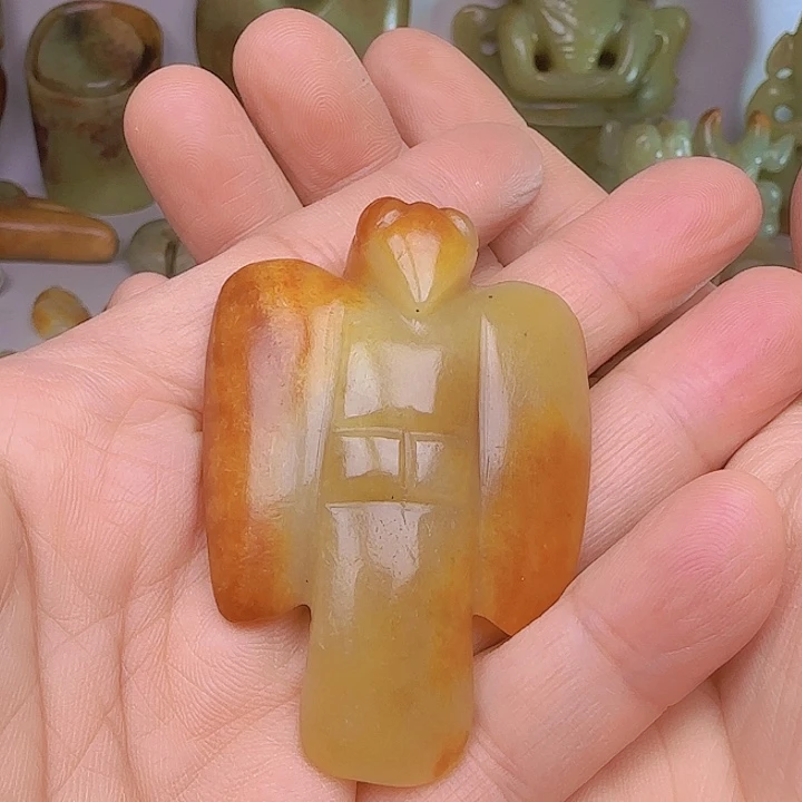 和田玉吊坠(不含链)未镶嵌