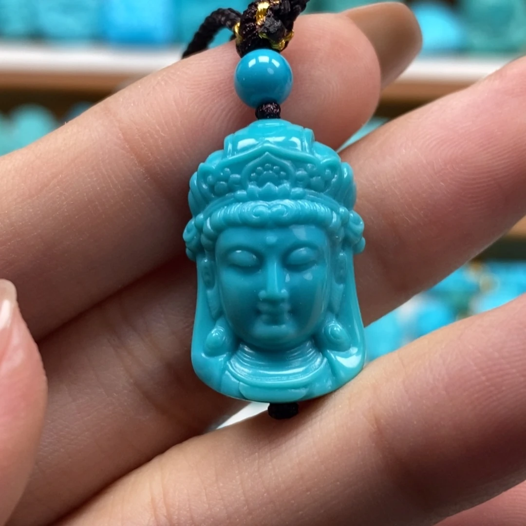 绿松石未镶嵌颈饰