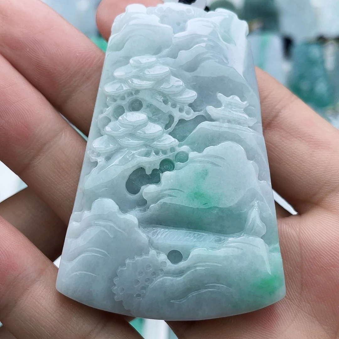 颈饰未镶嵌翡翠翡翠