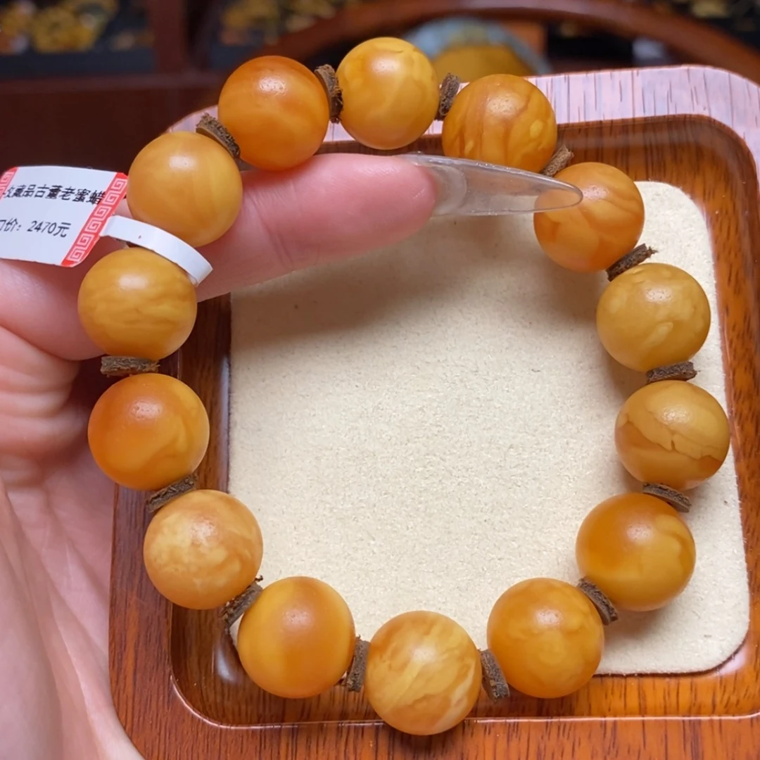 【闪购商品】蜜蜡手链未镶嵌手串