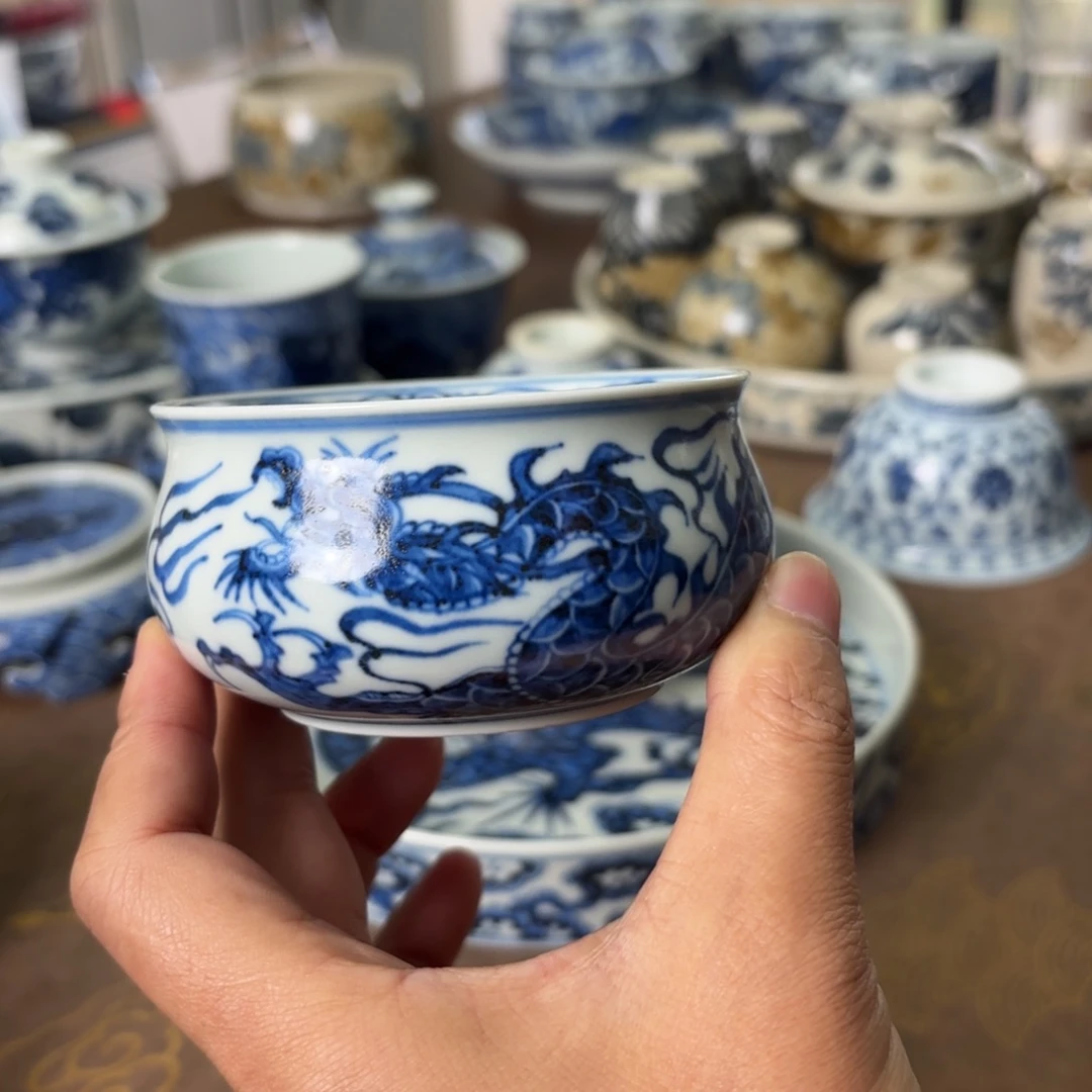 摆件陶瓷景德镇手绘茶器