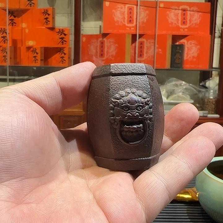 茶壶紫砂石红盖置
