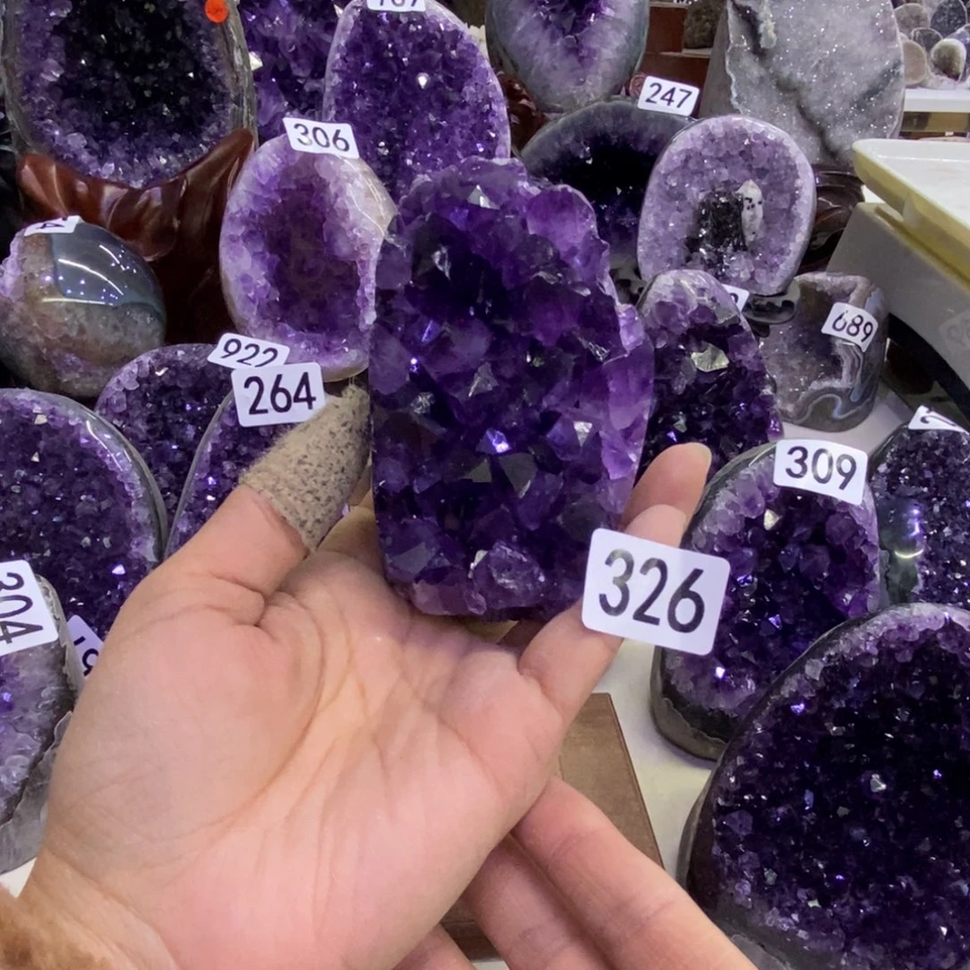 未镶嵌紫晶大型摆件（非配饰）