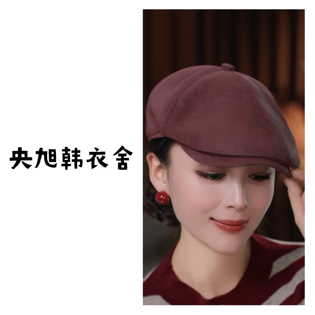 央旭韩衣舍 美拉德英伦风贝雷帽