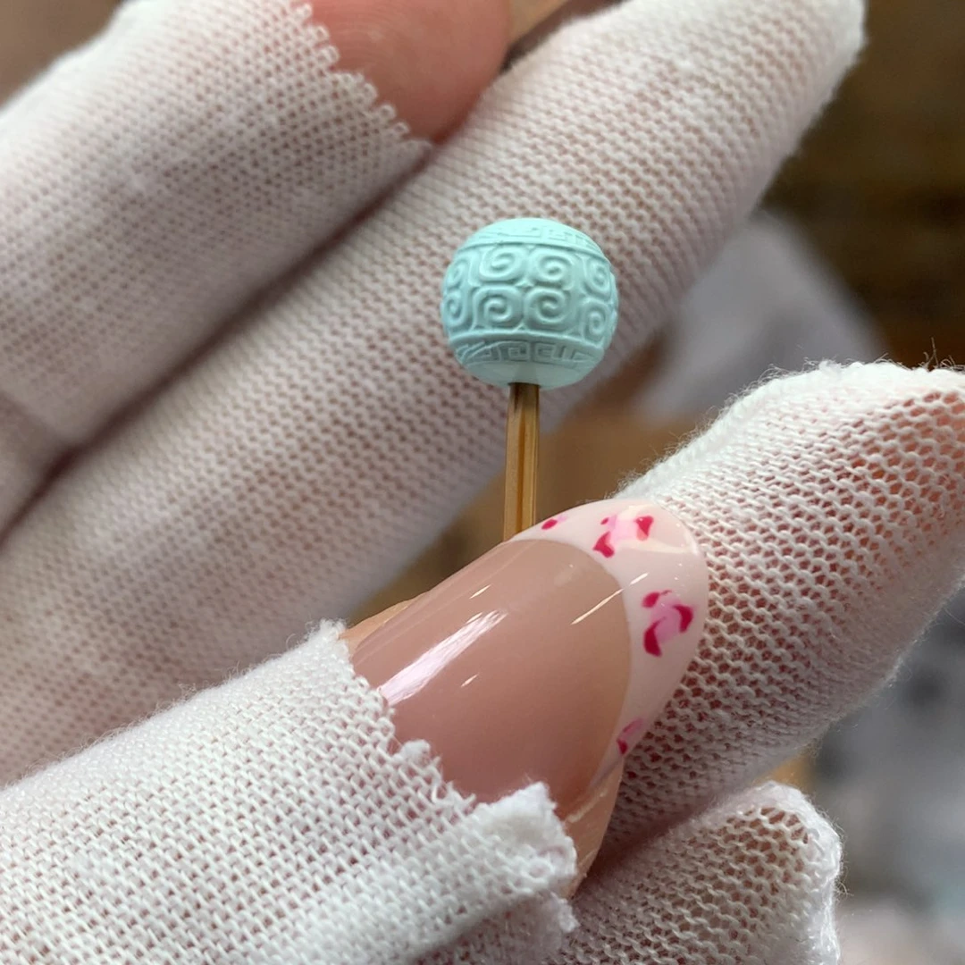 绿松石未镶嵌挂件