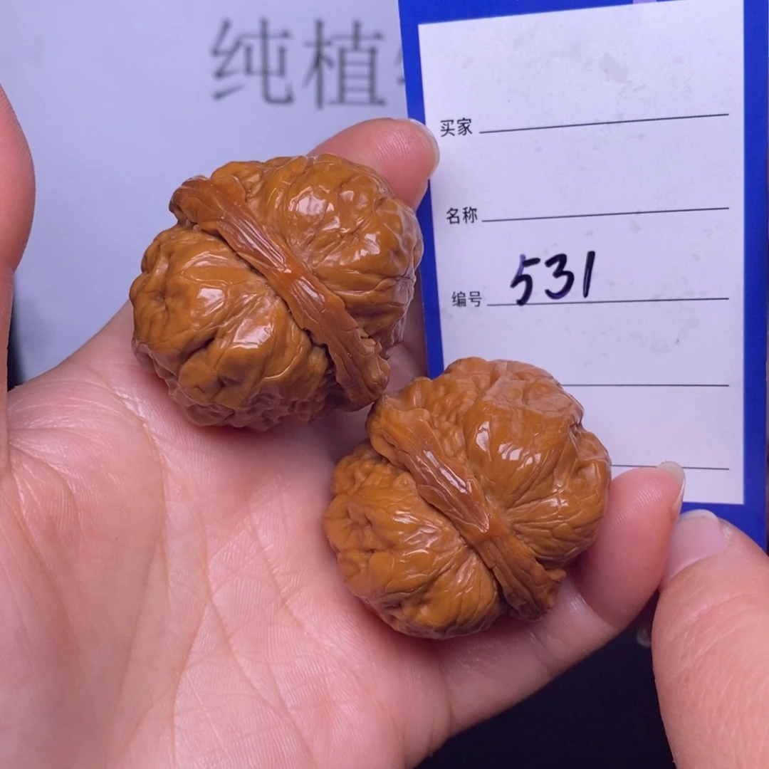 文玩核桃把件531/39蛤蟆头返油