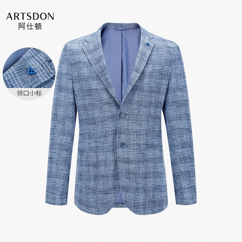 阿仕顿artsdon西服正装商务单西潮流休闲西装外套男装V9T41300