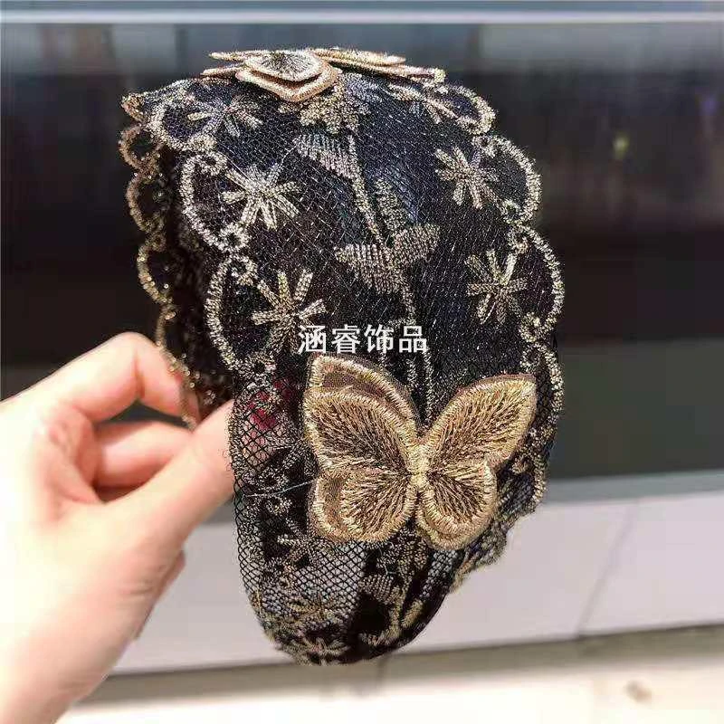 高端发箍遮白发神器宽边带齿头饰气质2025新款宽发带压发女士头箍