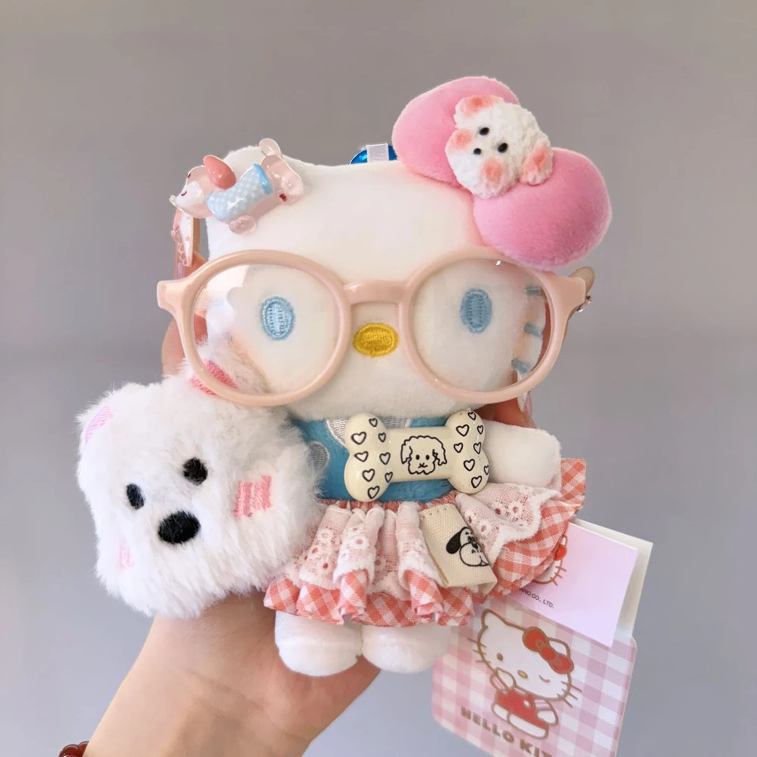 正版三丽鸥HelloKitty包挂粉色西高地Kitty包挂件女生钥匙扣礼物