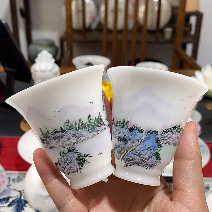 杯德化陶瓷德化白瓷主人杯