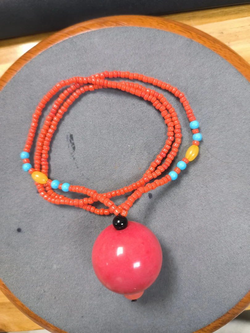 A117号3mm精品红色设计款项链