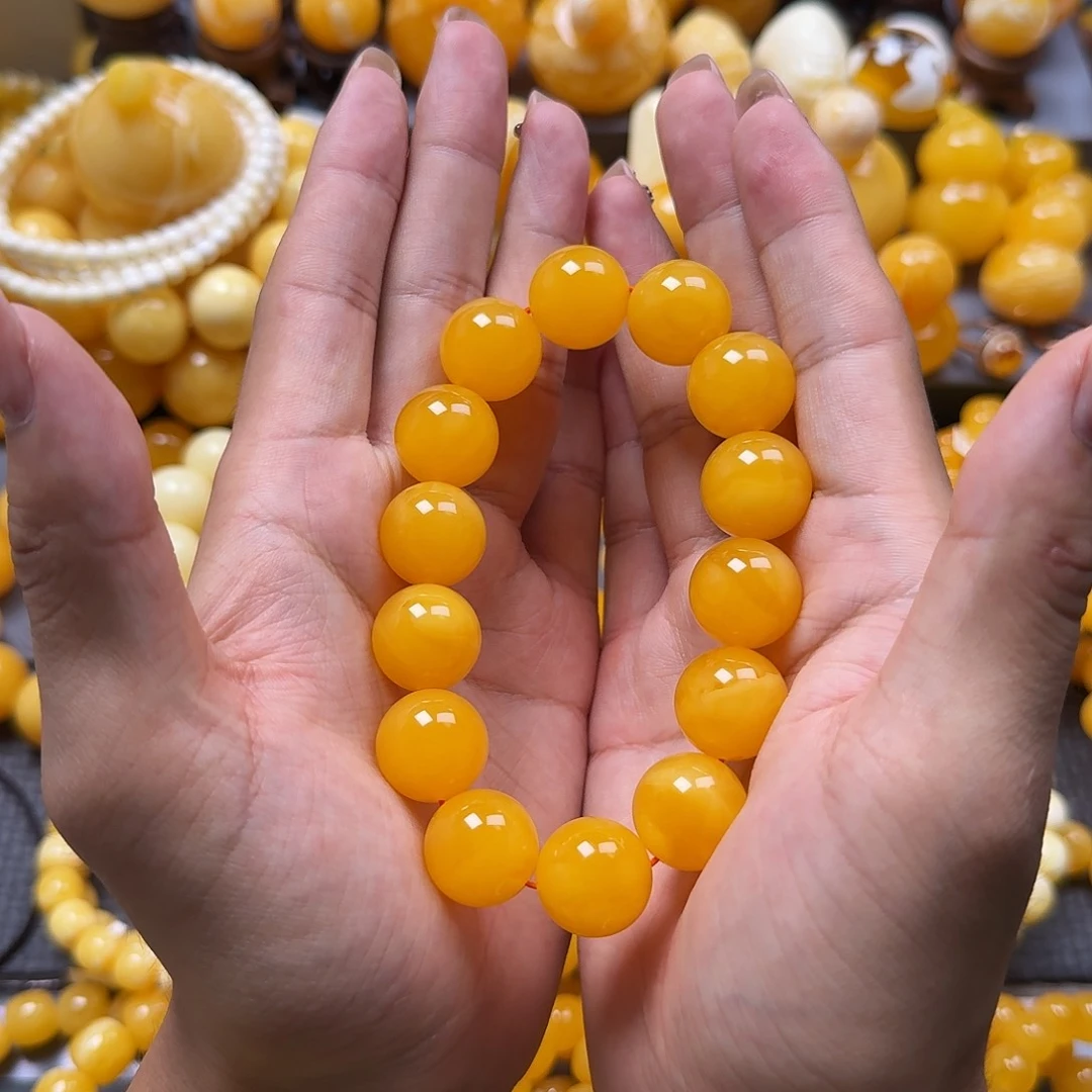 未镶嵌蜜蜡珠宝奇石同料17.3mm