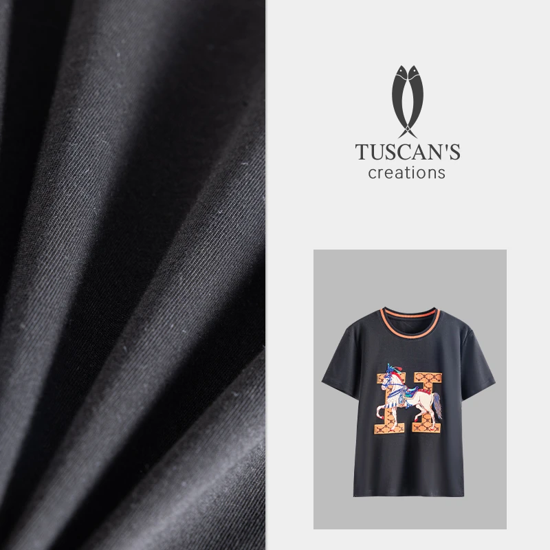 TUSCAN'S CREATIONS日常宽松纯棉短袖T恤女款通勤百搭衬衫时代
