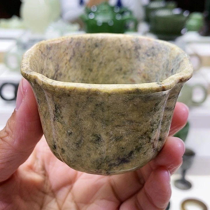 未镶嵌和田玉挂件茶杯100m l