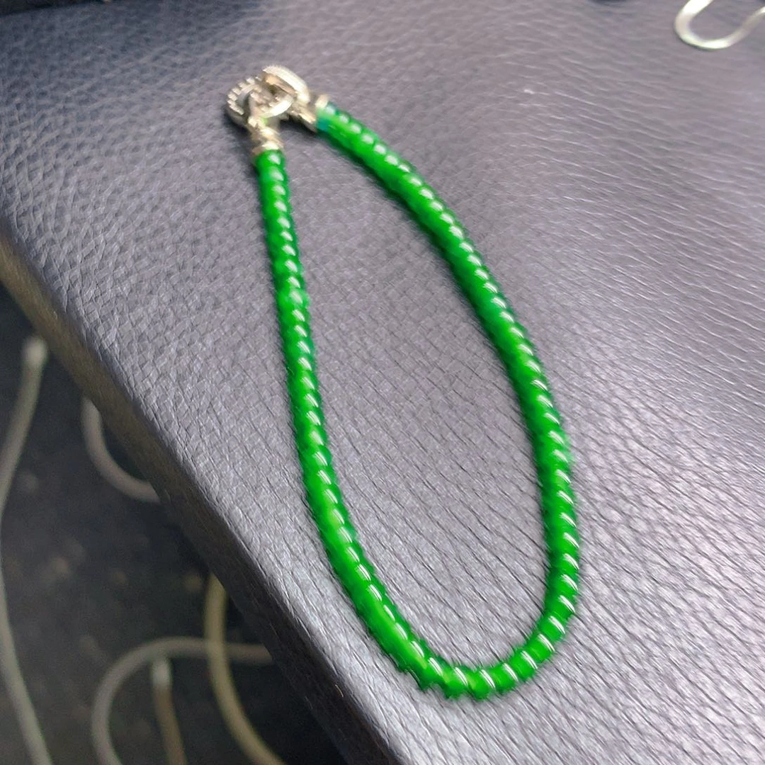翡翠未镶嵌耳饰天然翡翠