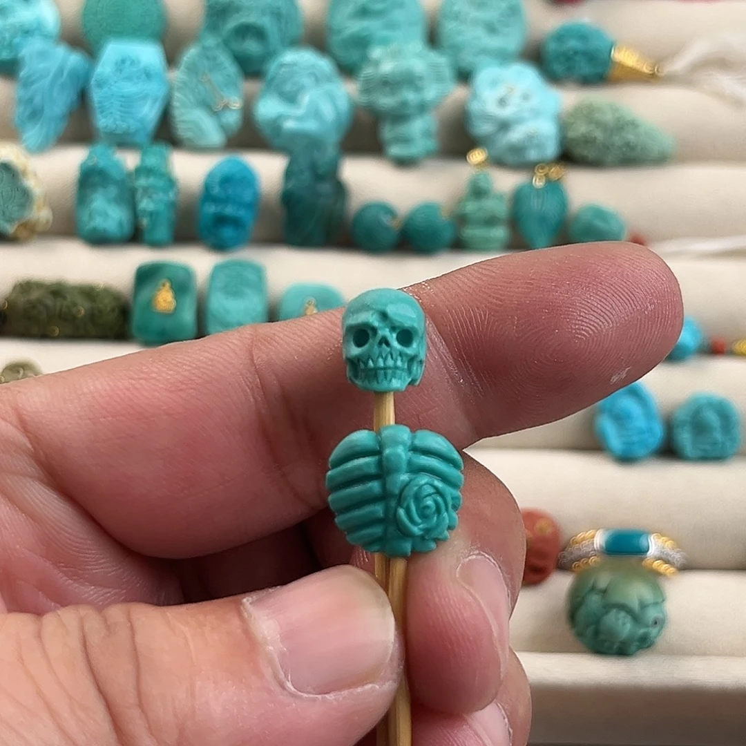 用***8绿松石未镶嵌配饰配饰