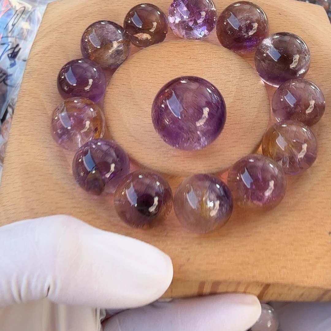 清***月珠宝半成品水晶未镶嵌超七骸骨定制不退换