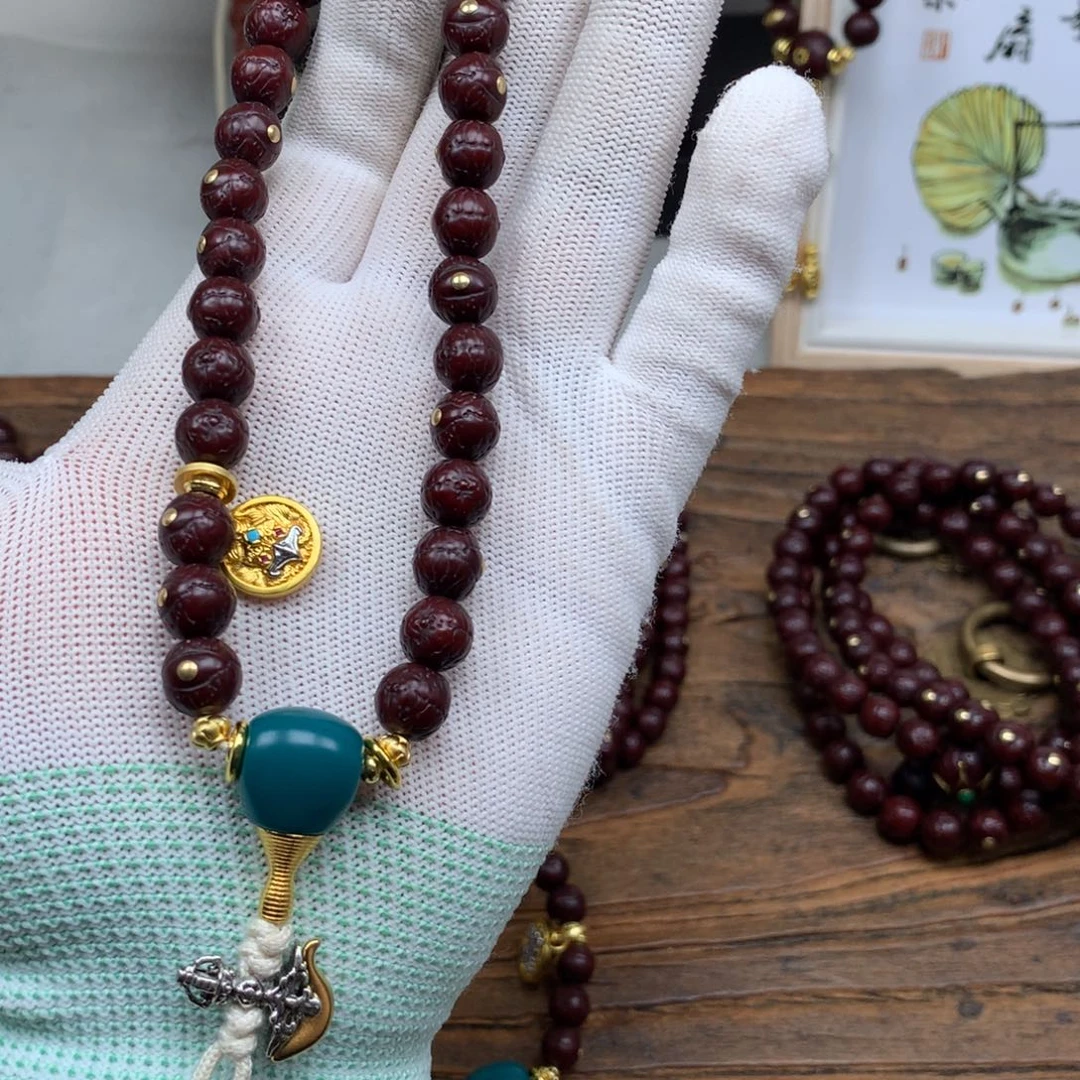 建***傅凤眼菩提吊坠9.6凤眼手持满陪