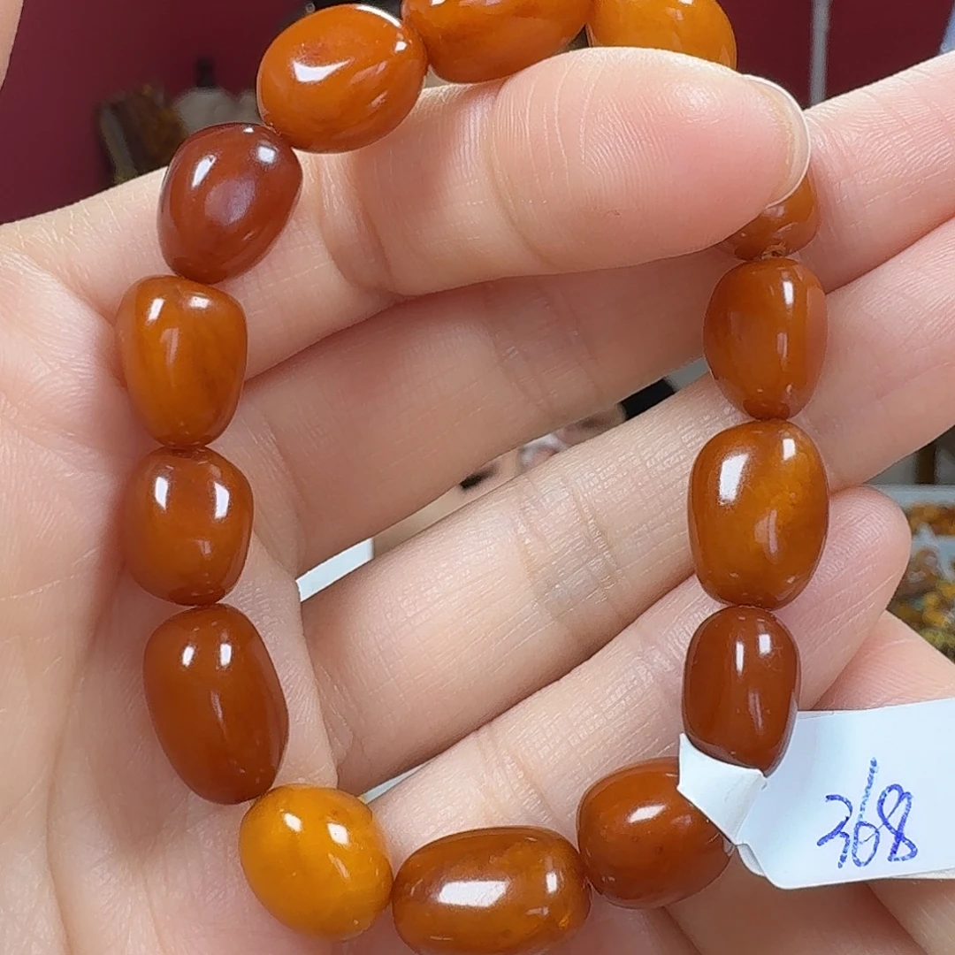 蜜蜡未镶嵌手链手串