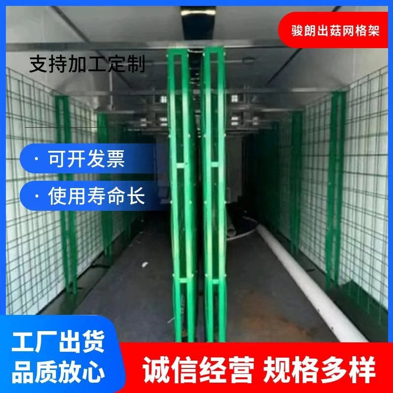 多层浸塑出菇网格架 食用菌培养网格架 平菇网格架大棚专用出菇架