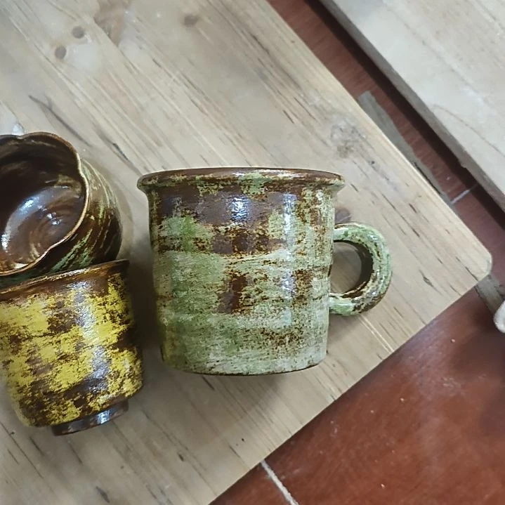 摆件?景德镇市粉引马克杯