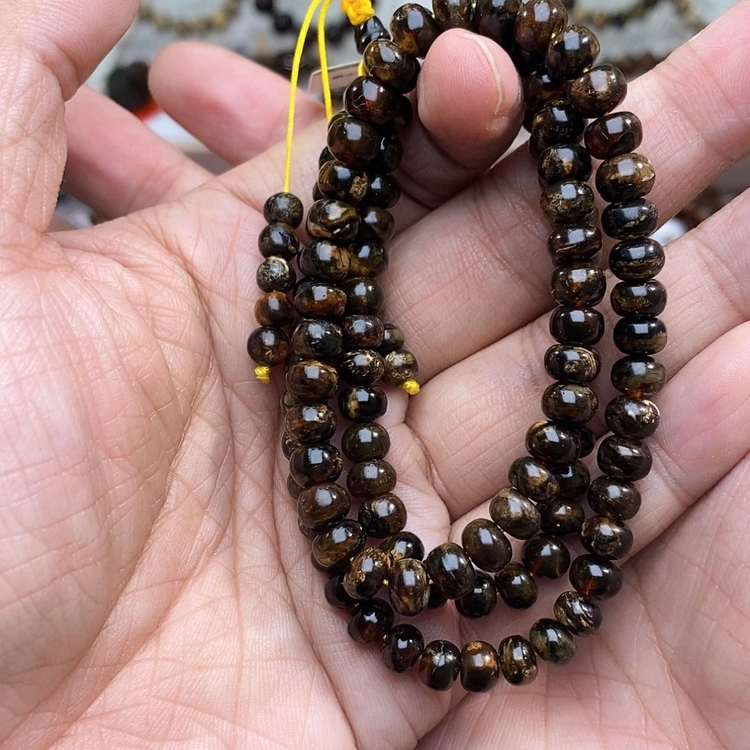 琥珀未镶嵌手链6泥