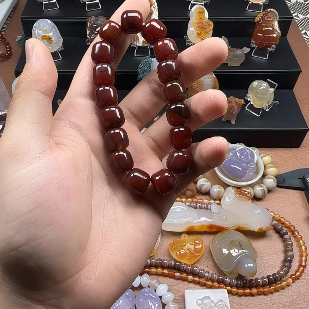 玛瑙/玉髓未镶嵌吊坠(不含链)