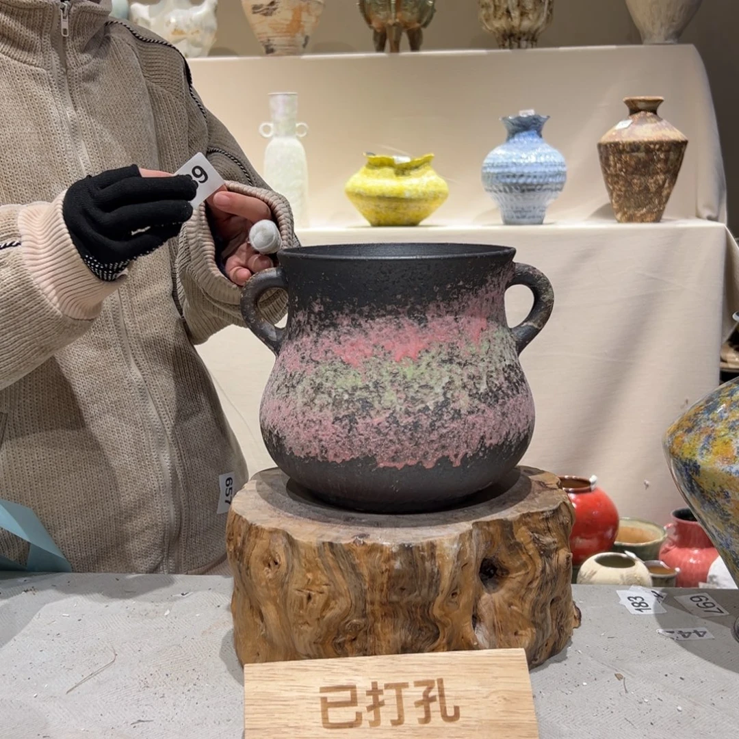 景德镇高温陶瓷739花瓶摆件花瓶摆件花瓶