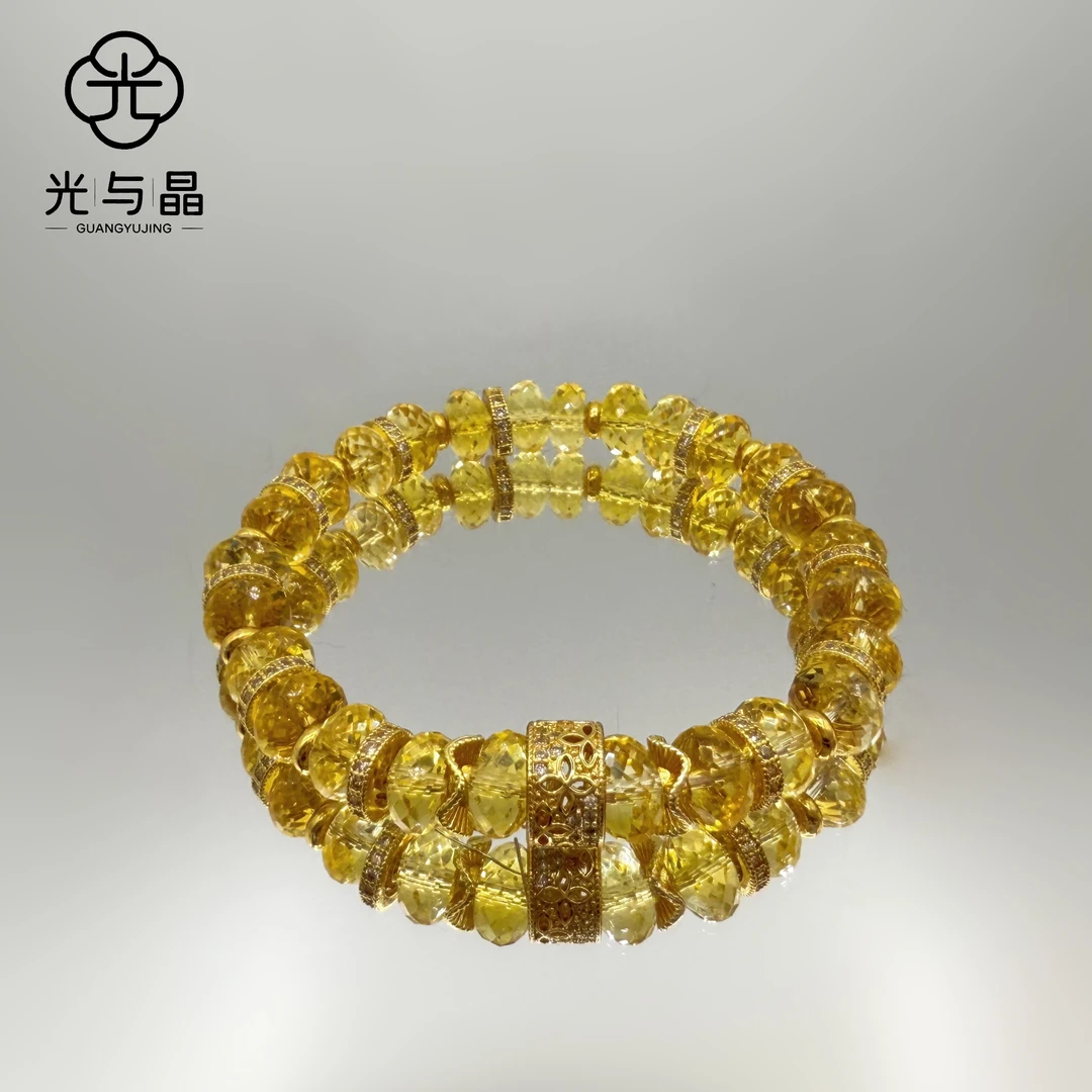 【金山】粉丝每人限一件！10m黄水晶设计款108切割面 搞米版