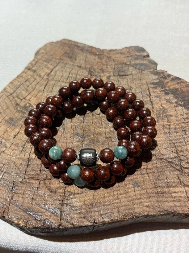 印度小叶紫檀满星爆星08*108颗手链挂链