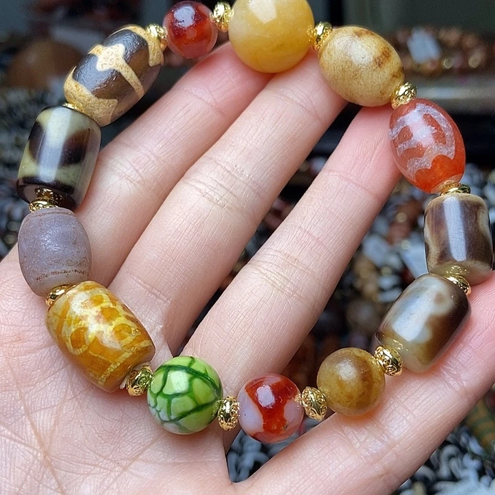 玛瑙/玉髓未镶嵌手链