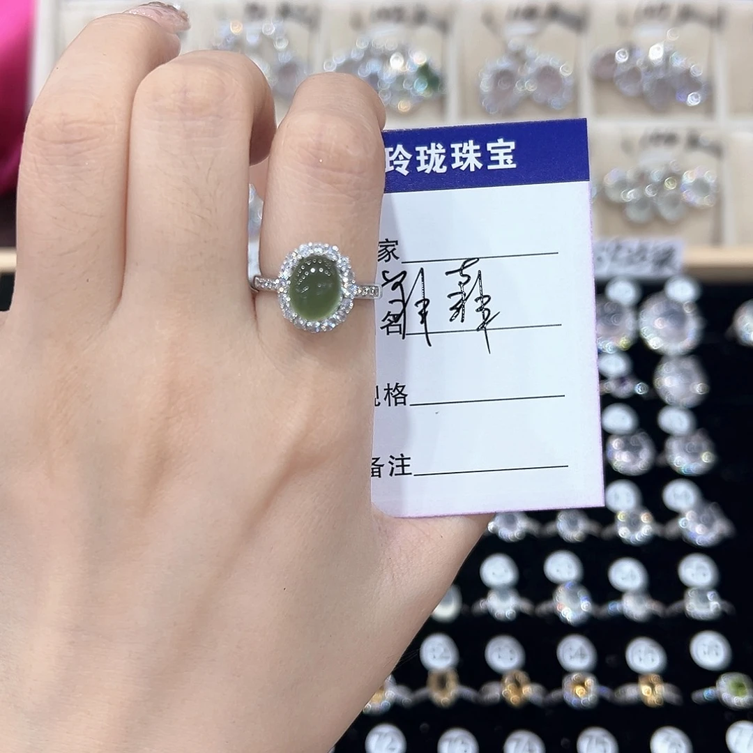 菲***菲银S925镶嵌戒指黄晶