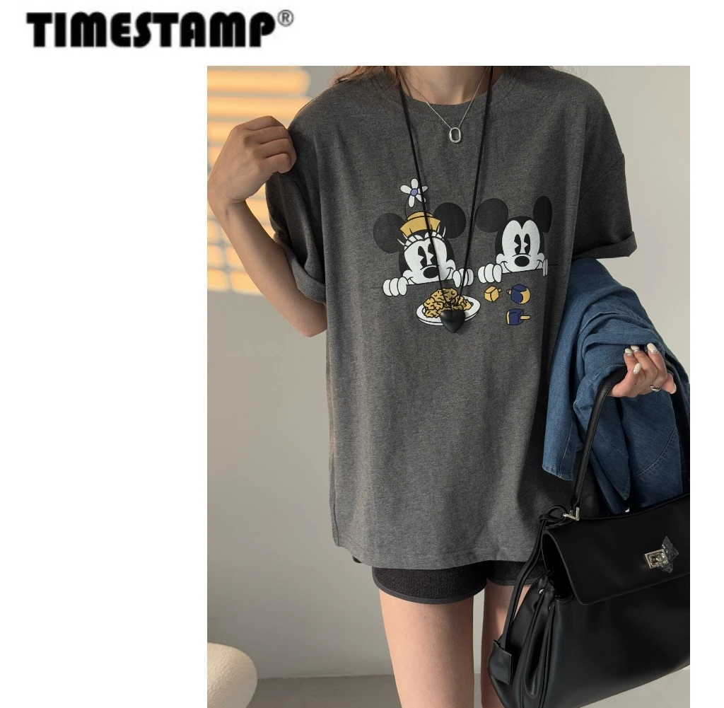 【TIMESTAMP】2025/681884泡菜国早春新款时尚简约洋气米奇T恤