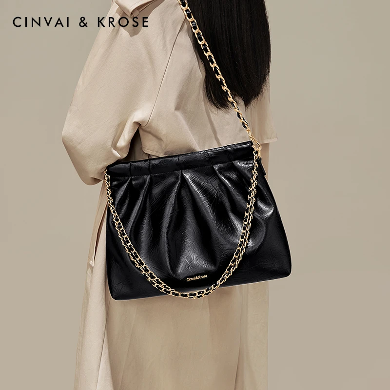 【CinvaiKrose旗舰店】包包女2025新款流浪托特包斜挎云朵包腋下包