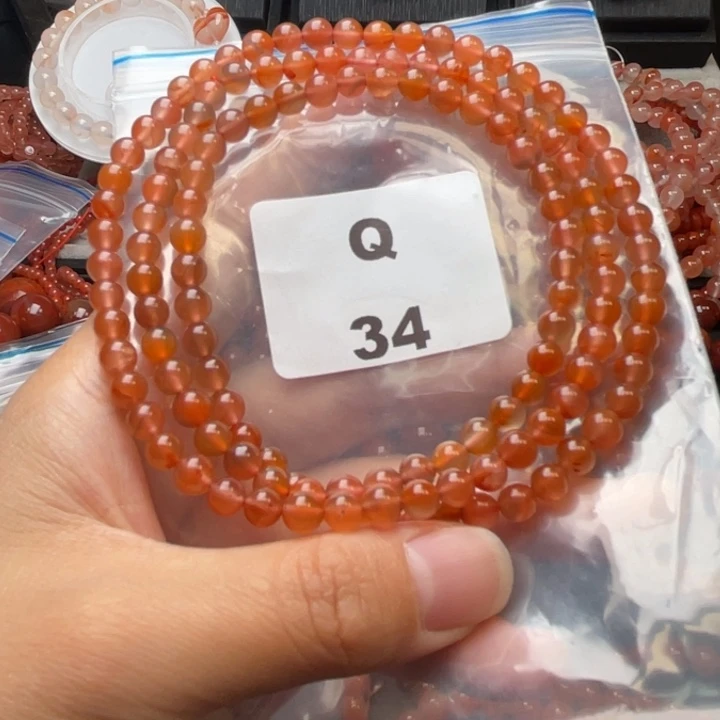 南红玛瑙未镶嵌多样性发货默认微瑕称重5mm