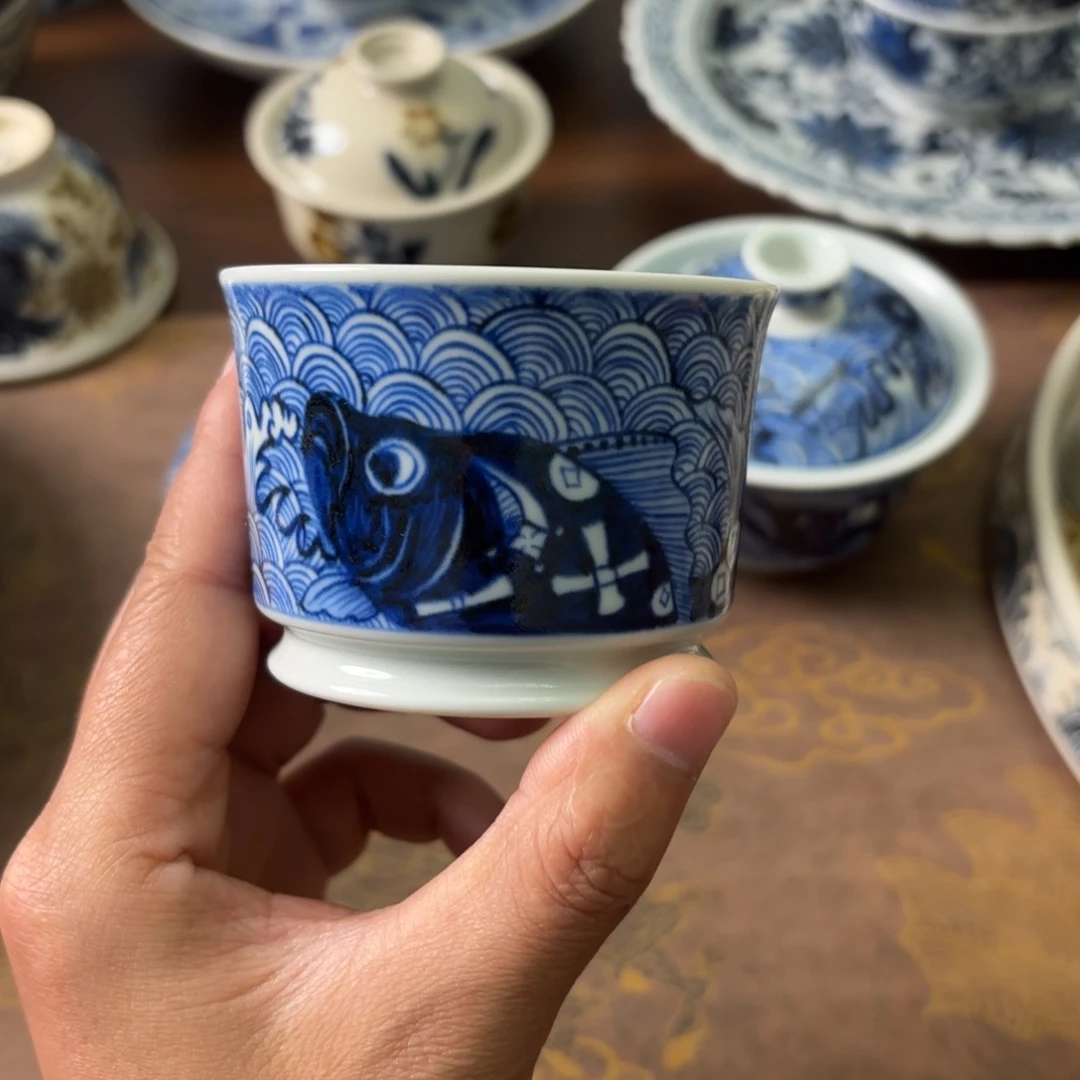 陶摆件景德镇手绘茶器