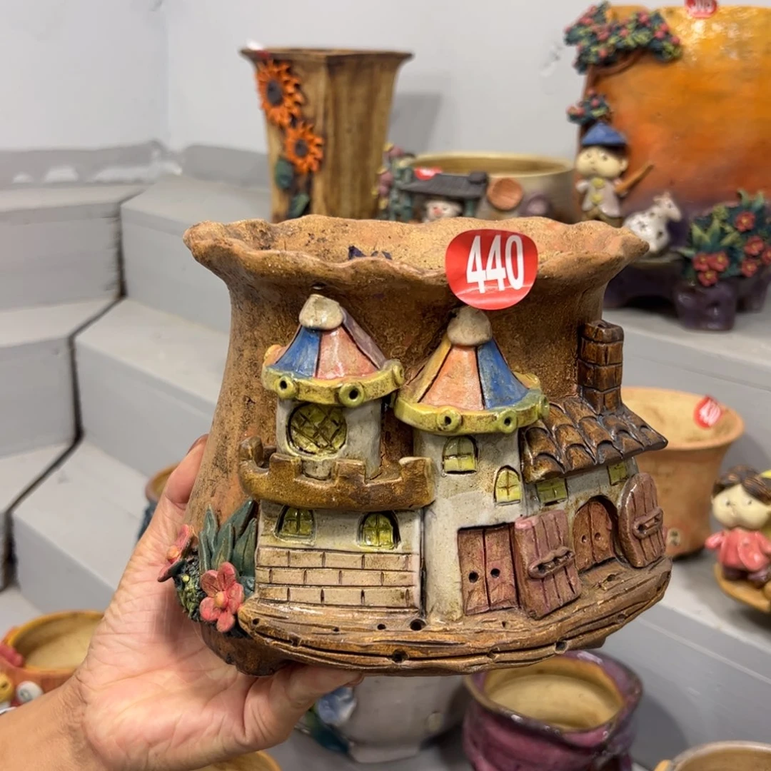 微瑕440 号陶然花器手工花盆