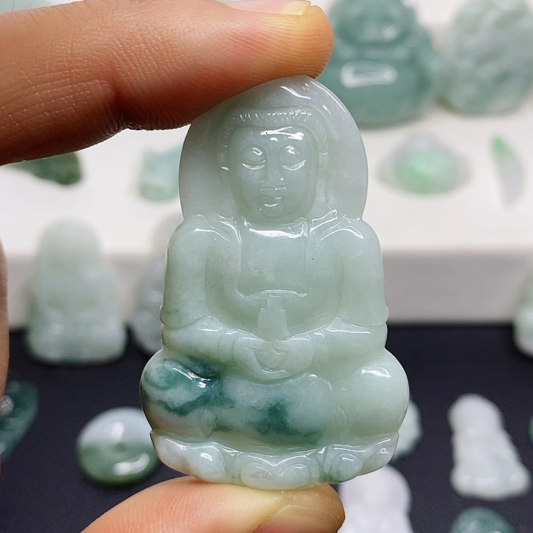 翡翠颈饰未镶嵌吊坠