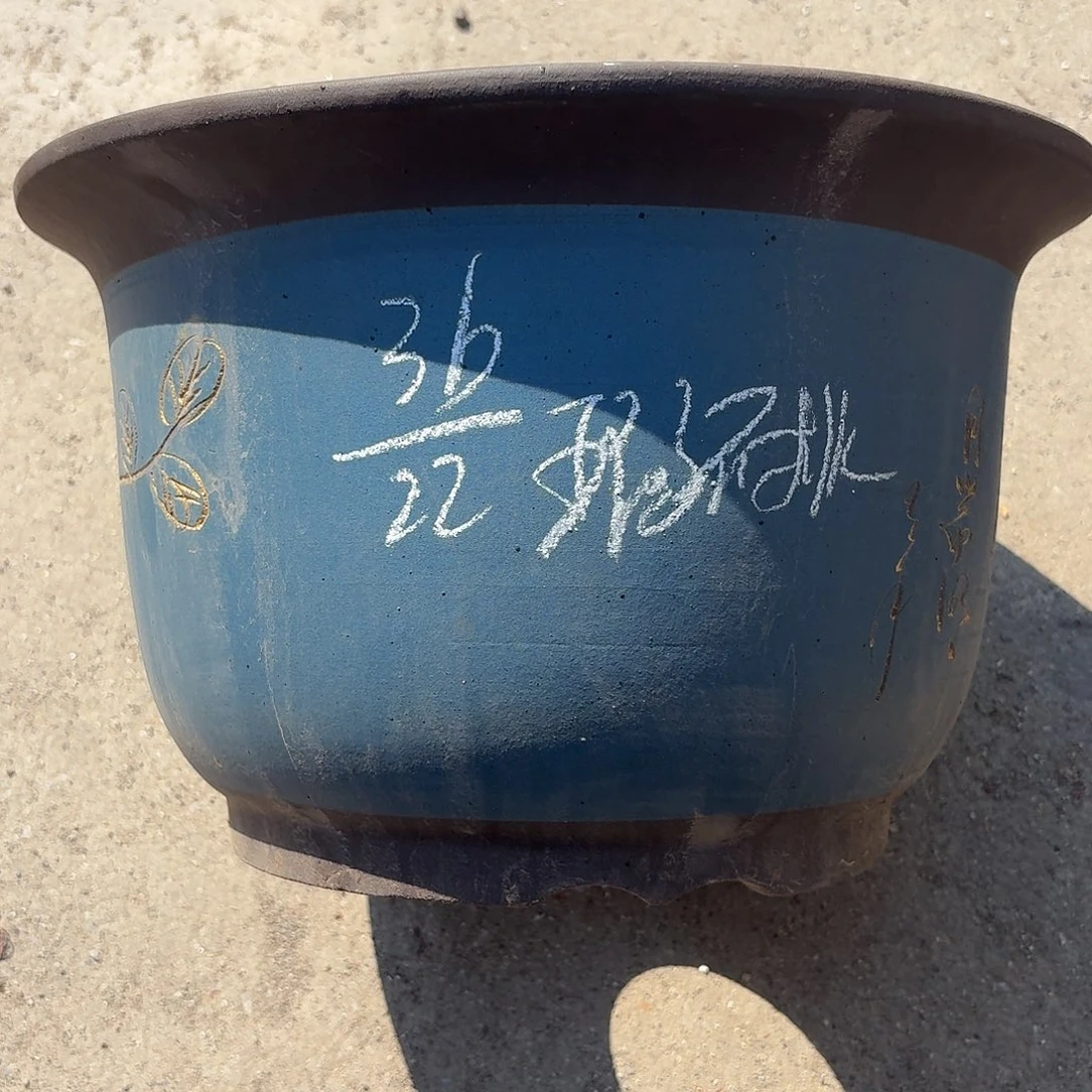 宜兴紫砂花盆，现货发