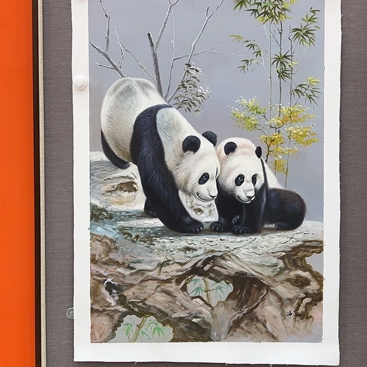 国画二郎老师卢浮宫参展作品！