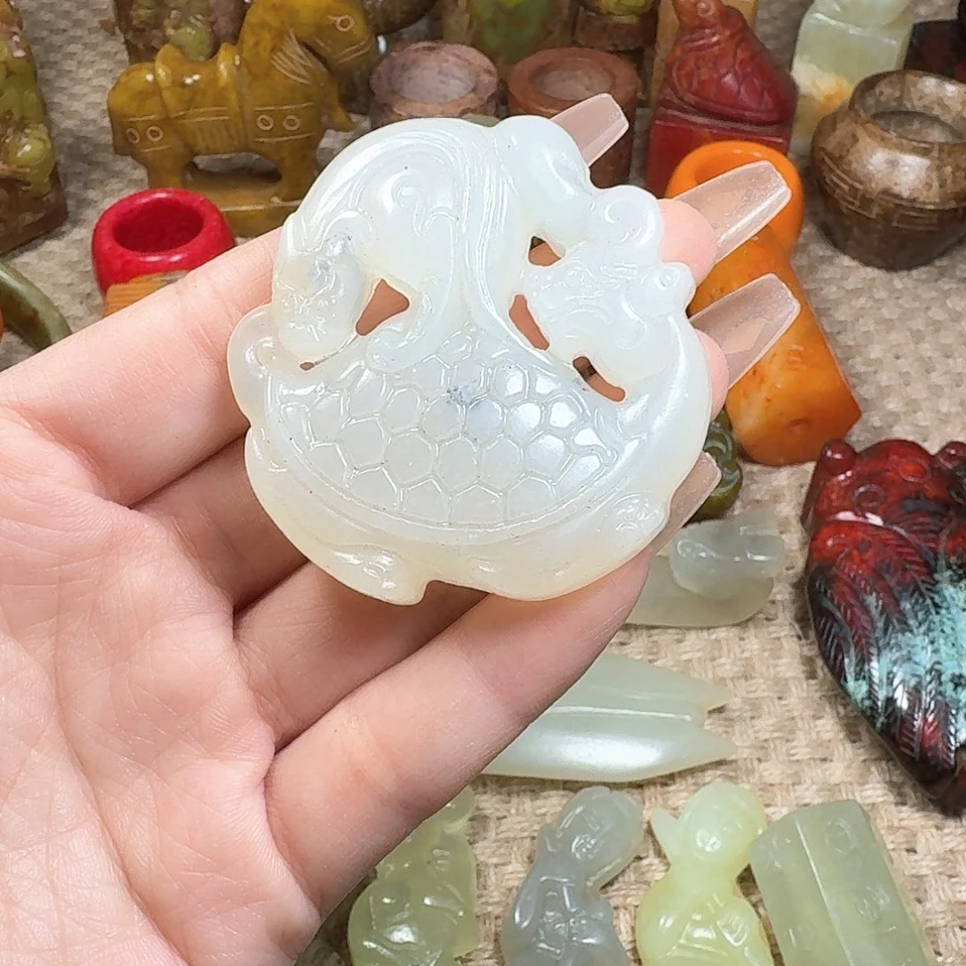 白玉菩提吊坠挂件