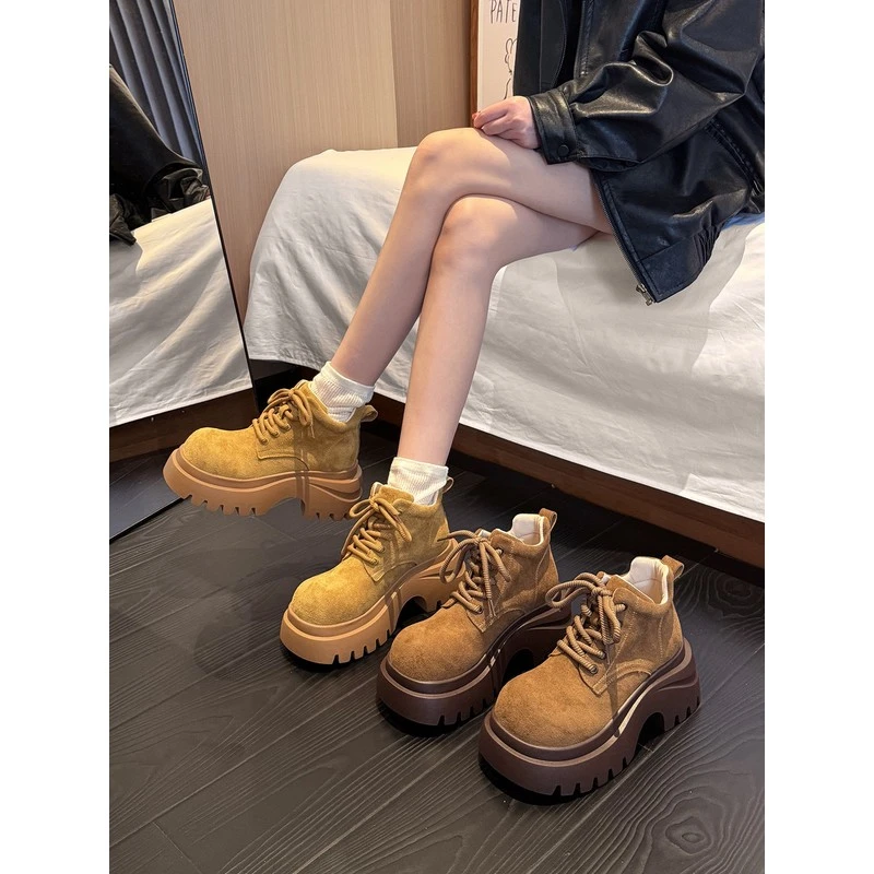 贾不假马丁靴女2025新款秋季时尚