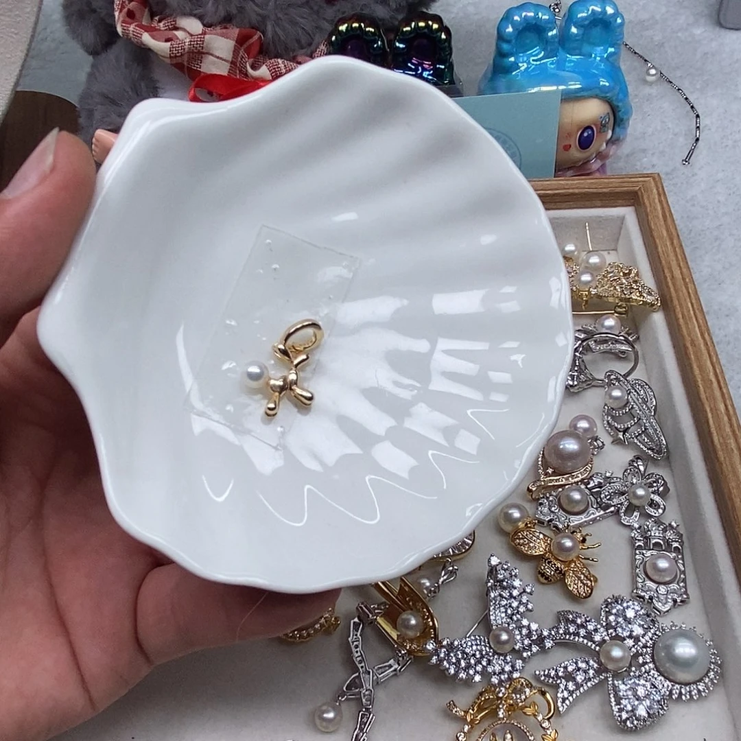 吊坠(不含链)海水珍珠银S925镶嵌