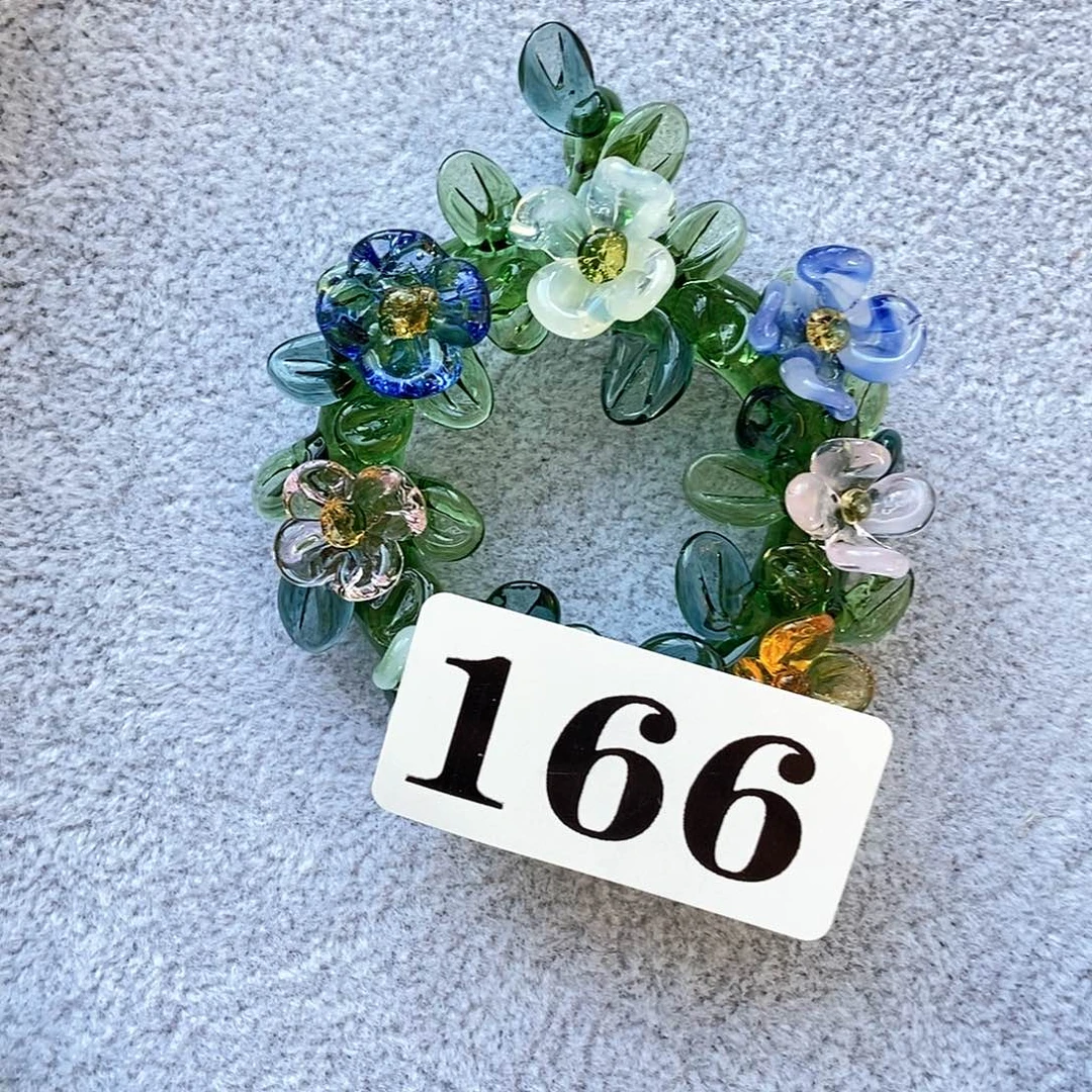 琉璃手工艺品梦*萱花环