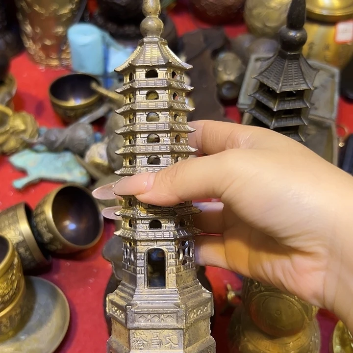 黄铜摆件，文房工艺品摆件