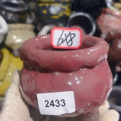 ?*真粗陶花盆手工花盆制作