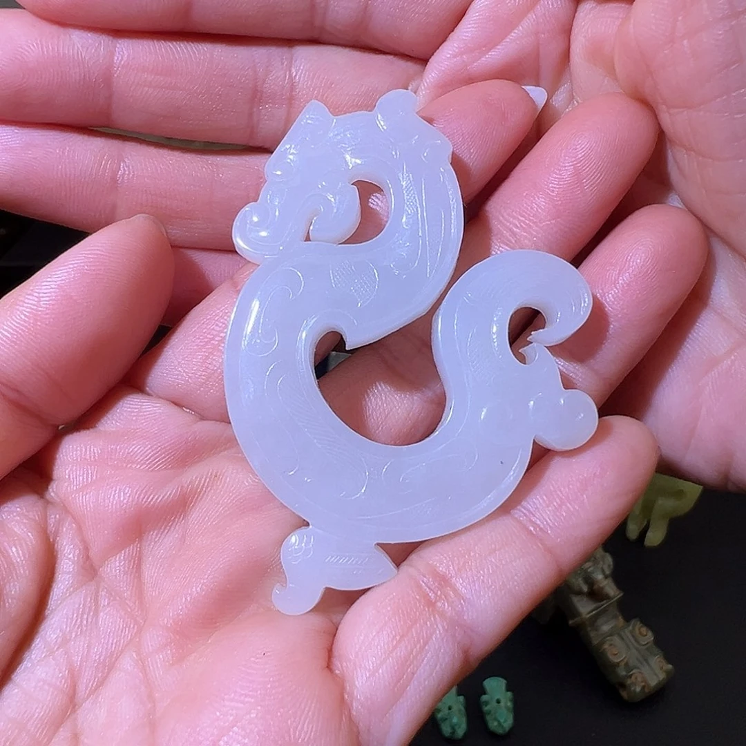 未镶嵌和田玉挂件风*袖