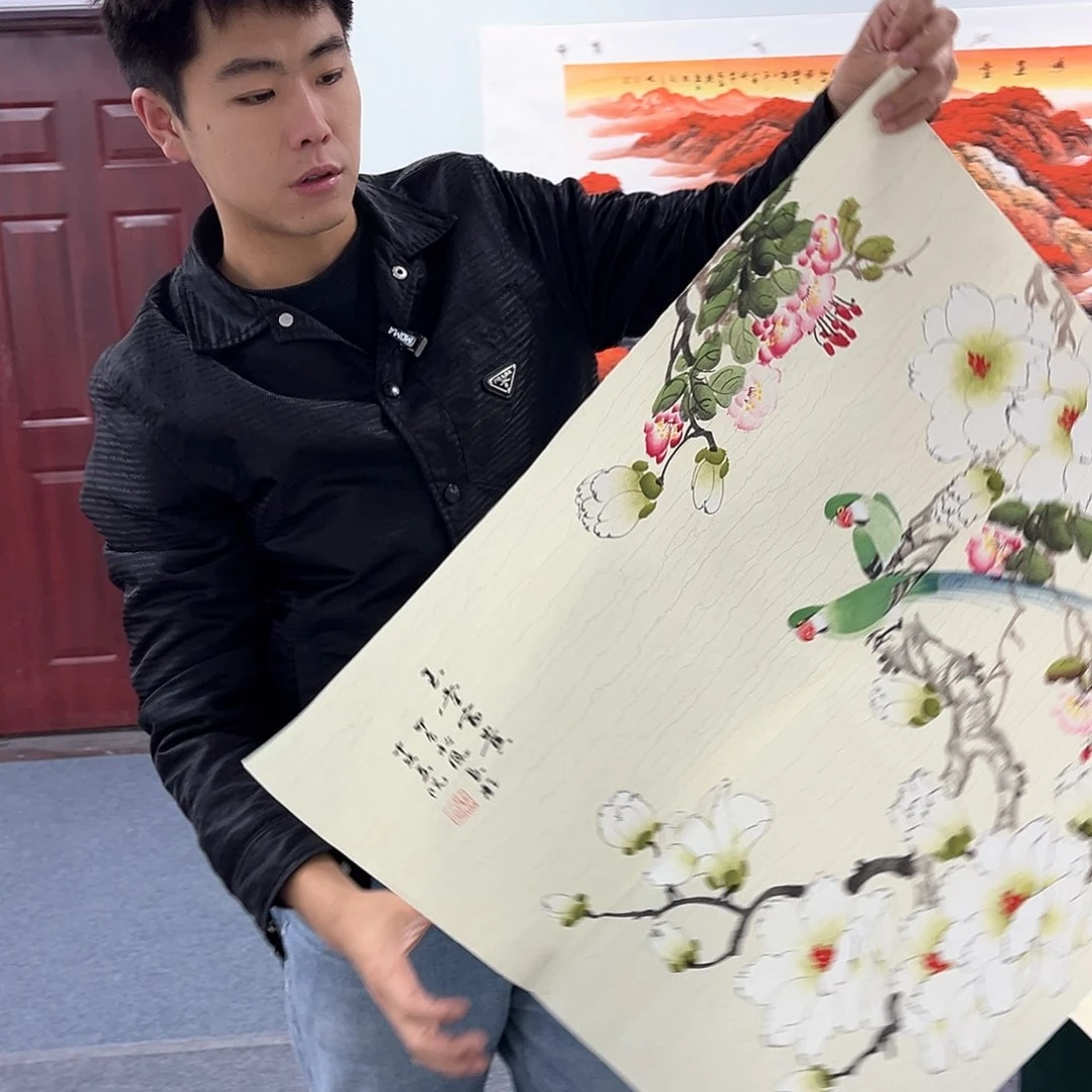 国画国画纯手工作品